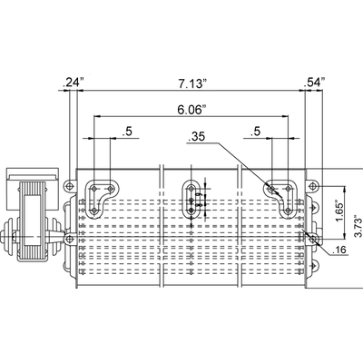 9.75" Blower Left Motor