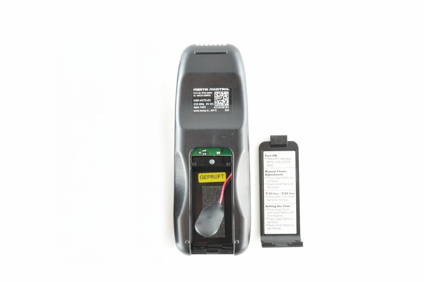 Maxitrol Radio Remote #G6R - H3T5 - ZV (Spark Ignition) - Fire - Parts.ca